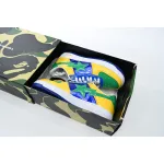 A Bathing Ape Bape Sta Low Black Yellow Green Orchid  1180 191 004 