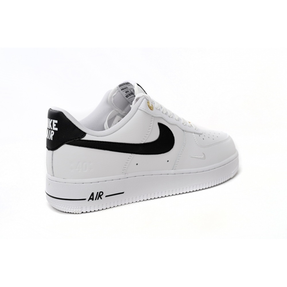 Nike Air Force 1 Low '07 LV8 40th Anniversary White Black  DQ7658-100 