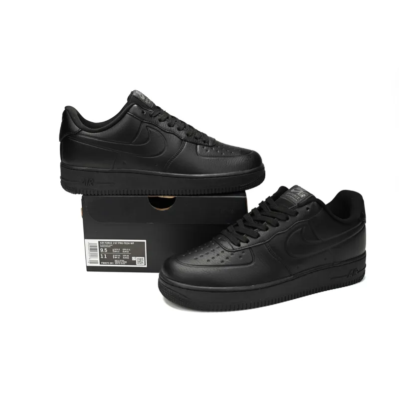 Nike Air Force 1 Low '07 Pro-Tech Waterproof Triple Black  FB8875-001
