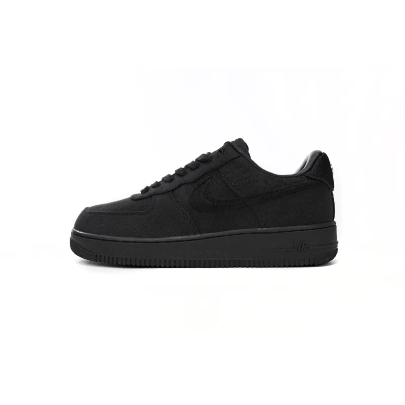 Nike Air Force 1 Low Stussy Black  CZ9084-001 