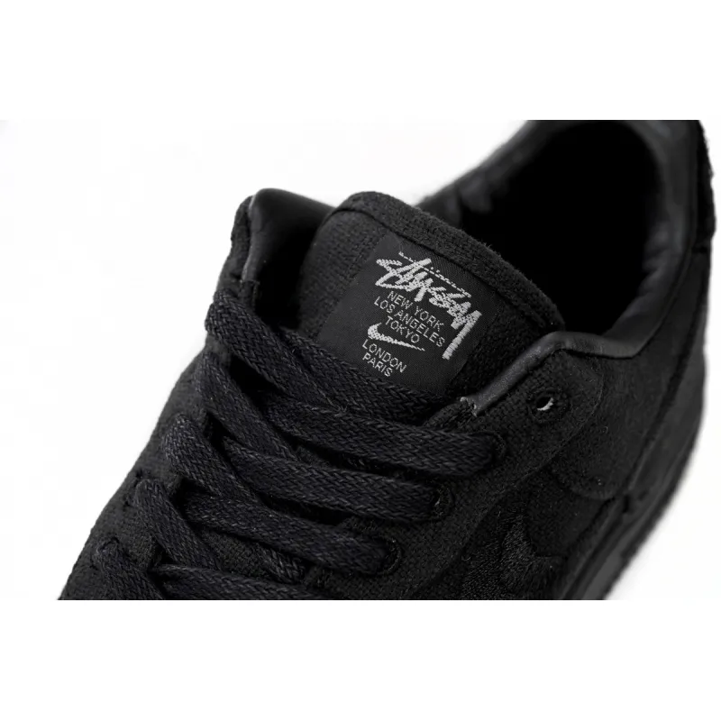 Nike Air Force 1 Low Stussy Black  CZ9084-001 