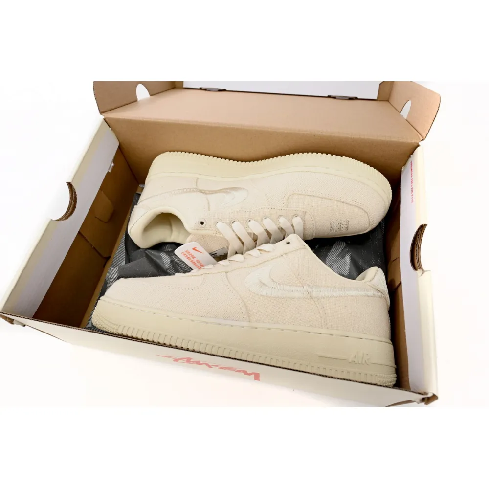 Nike Air Force 1 Low Stussy Fossil  CZ9084-200 