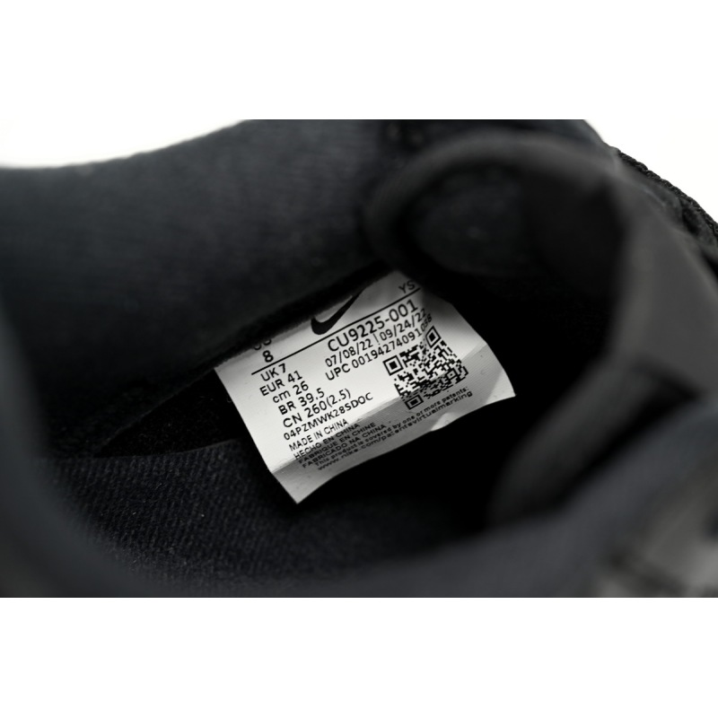 Nike Air Force 1 Low Supreme Black  CU9225-001