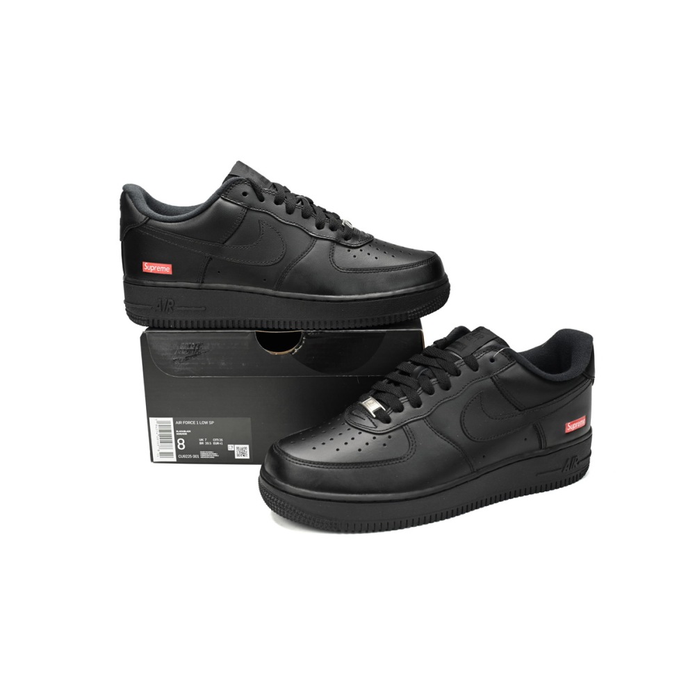 Nike Air Force 1 Low Supreme Black  CU9225-001