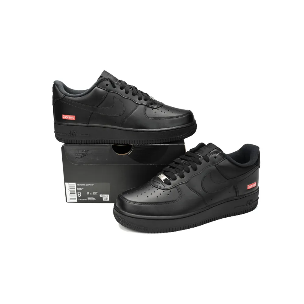 Nike Air Force 1 Low Supreme Black  CU9225-001