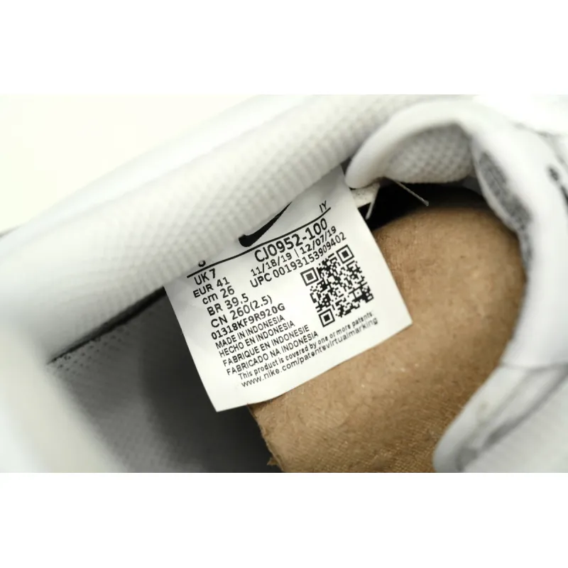 Nike Air Force 1 Low White Black (2020)  CJ0952-100