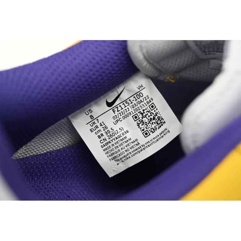 Nike Kobe Bryant x NK Air Force 1 Low Retro QS FZ1151-100