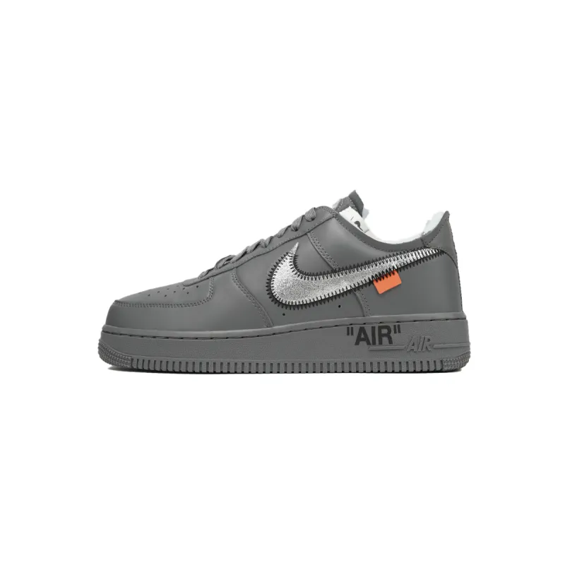 Off-White x Nike Air Force 1 Low 'Ghost Grey Silver'  DX1419-500