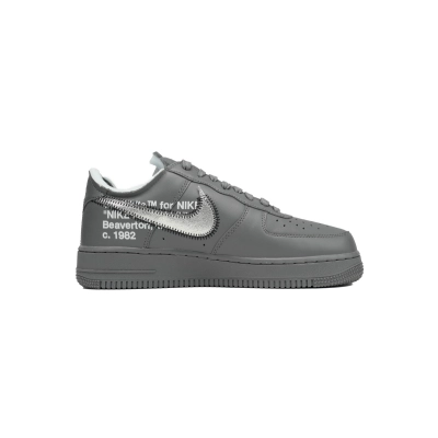 Off-White x Nike Air Force 1 Low 'Ghost Grey Silver'  DX1419-500 02