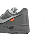 Off-White x Nike Air Force 1 Low 'Ghost Grey Silver'  DX1419-500