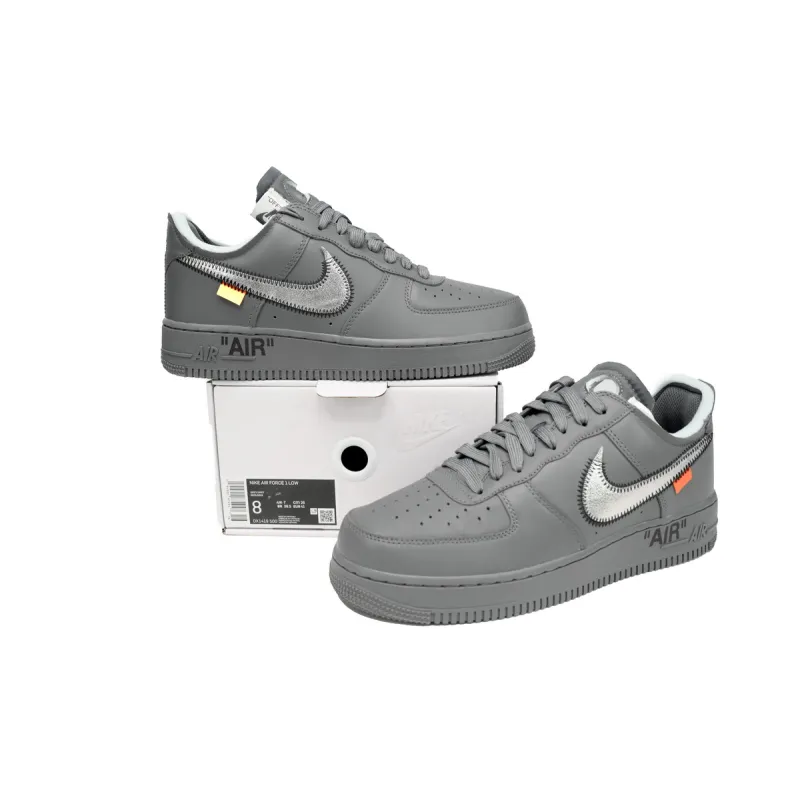 Off-White x Nike Air Force 1 Low 'Ghost Grey Silver'  DX1419-500