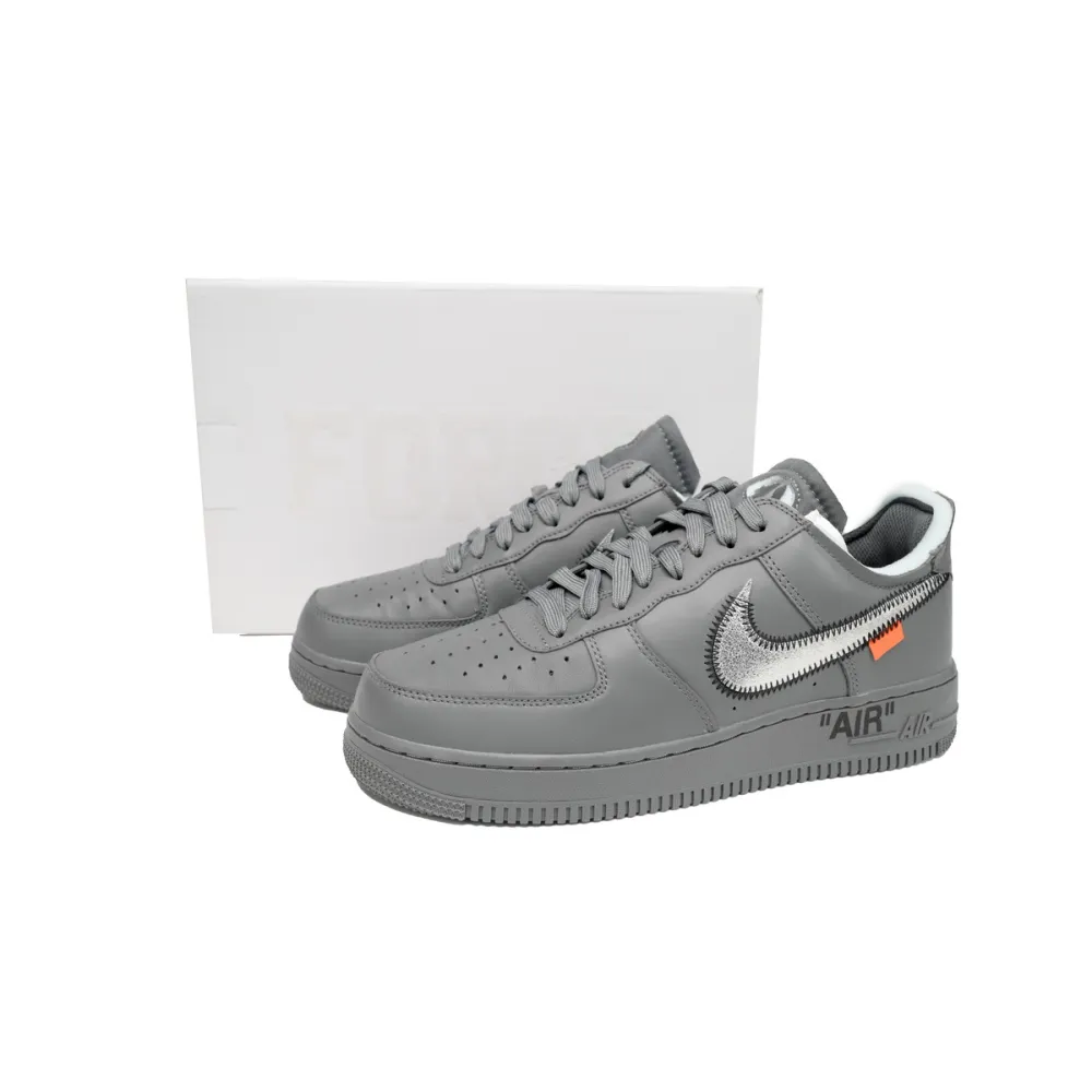 Off-White x Nike Air Force 1 Low 'Ghost Grey Silver'  DX1419-500
