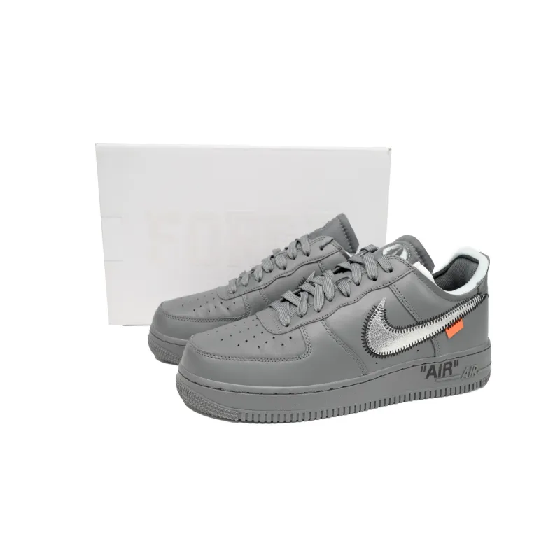 Off-White x Nike Air Force 1 Low 'Ghost Grey Silver'  DX1419-500