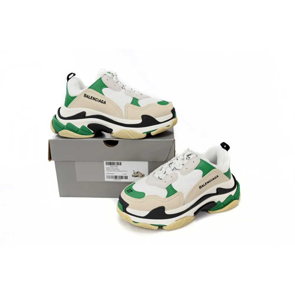  Balenciaga Black And White Green 524039 W09O1 9090