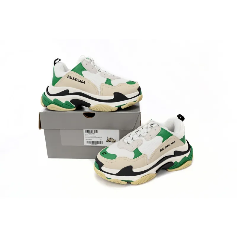  Balenciaga Black And White Green 524039 W09O1 9090