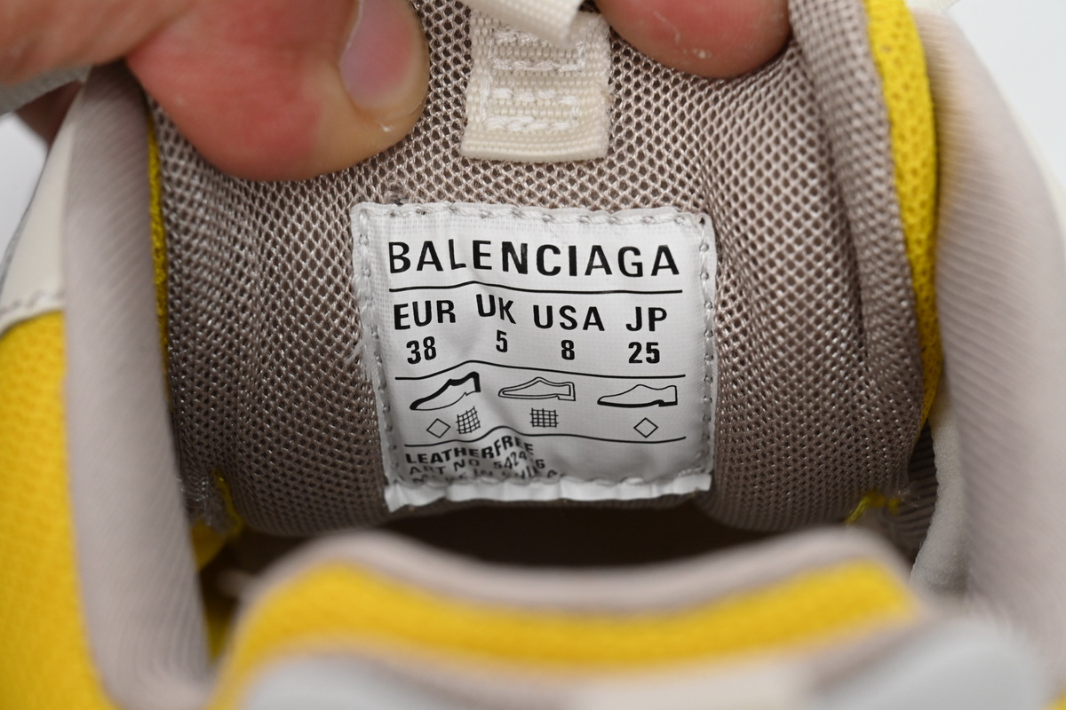  Balenciaga Tess S.Black Black And Yellow Tail  542436 W1ST3 0258