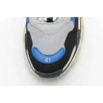  Balenciaga Triple S Black Grey Blue 541624 W06E2 7080
