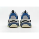  Balenciaga Triple S Black Grey Blue 541624 W06E2 7080