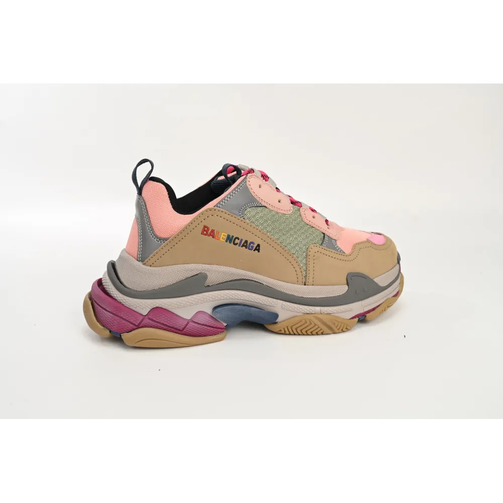  Balenciaga Triple S Grey Pink 490672 W09O5 1036