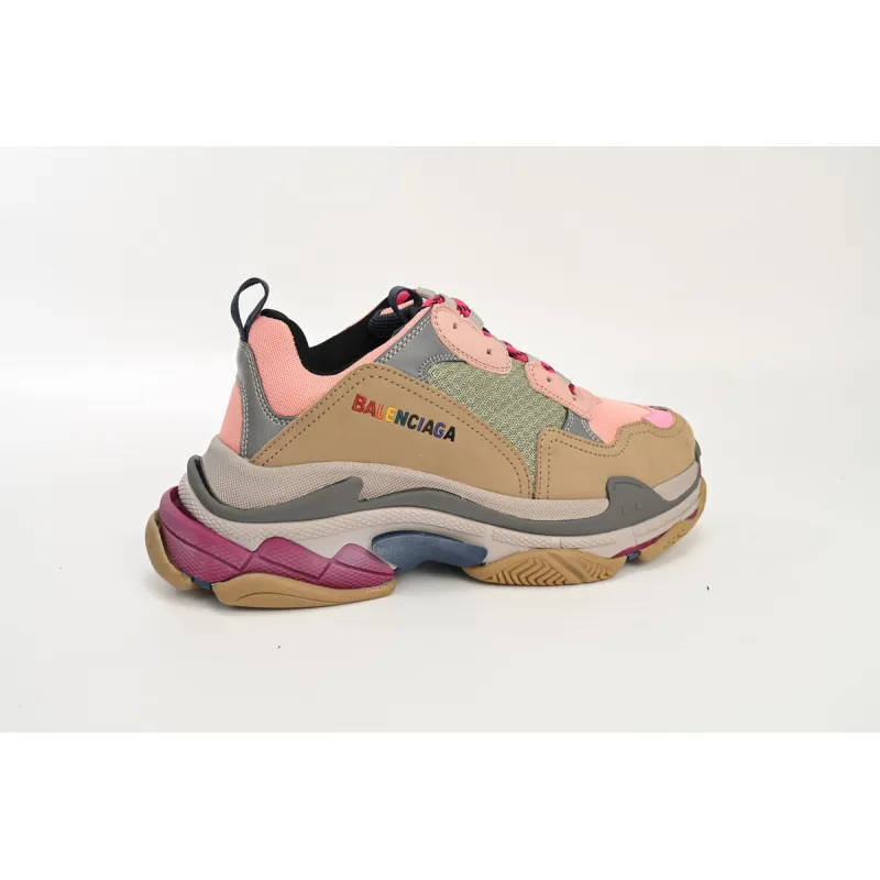 Balenciaga Triple S Grey Pink 490672 W09O5 1036