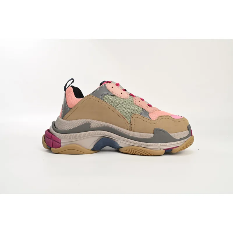  Balenciaga Triple S Grey Pink 490672 W09O5 1036