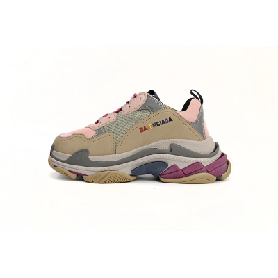  Balenciaga Triple S Grey Pink 490672 W09O5 1036 01