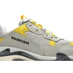  Balenciaga Triple S Grey Yellow 524037 W0E1 9000 