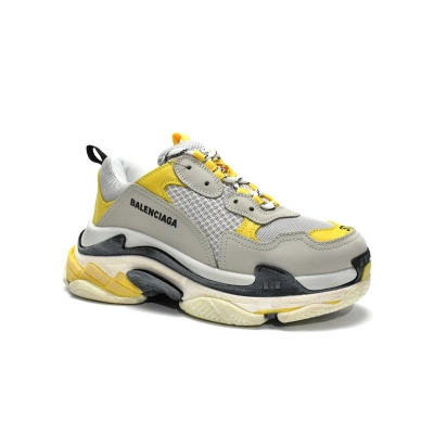  Balenciaga Triple S Grey Yellow 524037 W0E1 9000  02