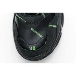  Balenciaga Triple S Letter Fluorescent Yellow  524039 W2FA1 7633