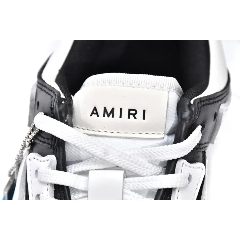 AMIRI Skel Top Low White Black White MFS002-004