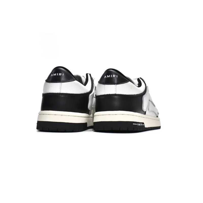 AMIRI Skel Top Low White Black White MFS002-004
