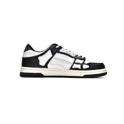 AMIRI Skel Top Low White Black White MFS002-004 02