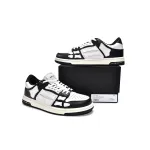 AMIRI Skel Top Low White Black White MFS002-004