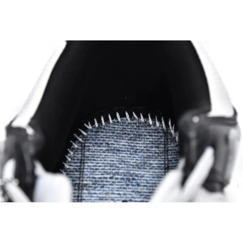 AMIRI Skel Top Low White Black White MFS002-004