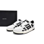 AMIRI Skel Top Low White Black White MFS003-111