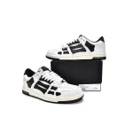 AMIRI Skel Top Low White Black White MFS003-111