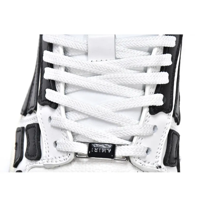 AMIRI Skel Top Low White Black White MFS003-111