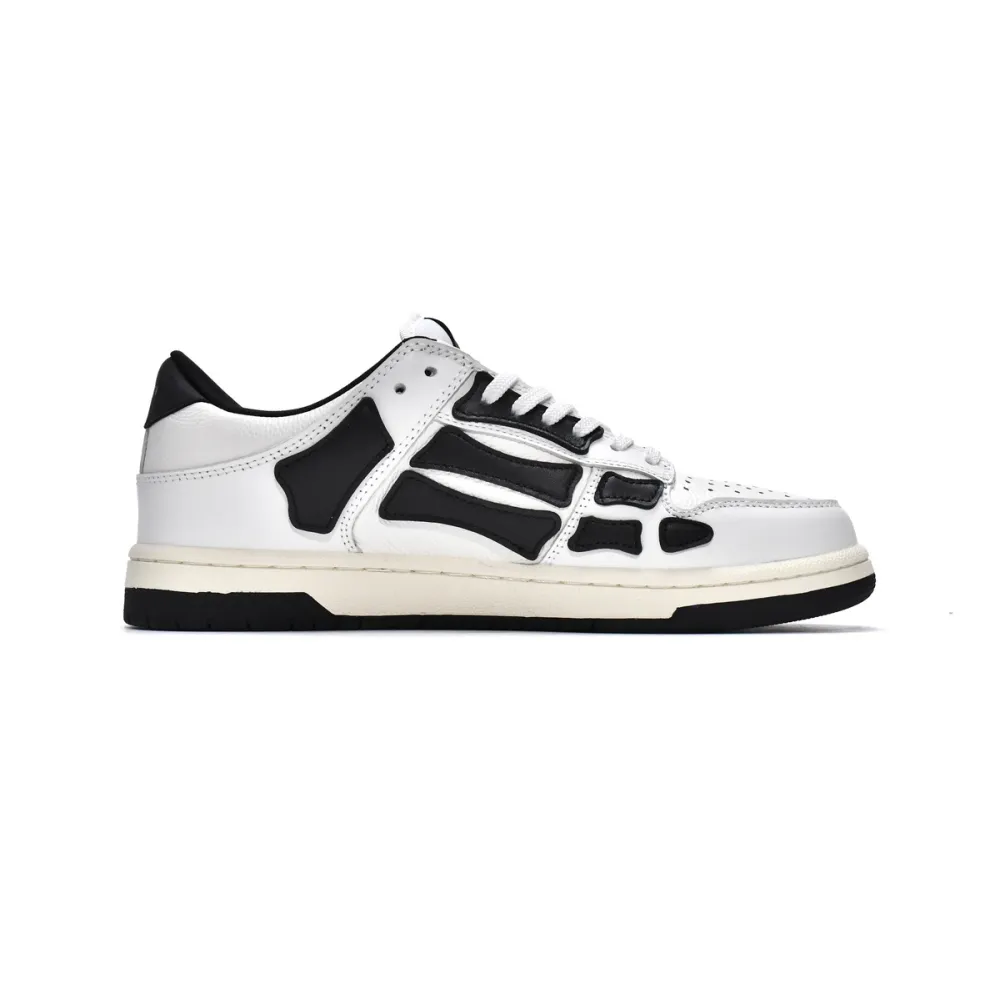 AMIRI Skel Top Low White Black White MFS003-111