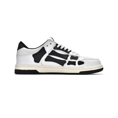 AMIRI Skel Top Low White Black White MFS003-111 02