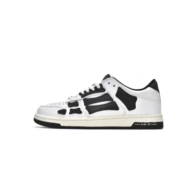 AMIRI Skel Top Low White Black White MFS003-111 01