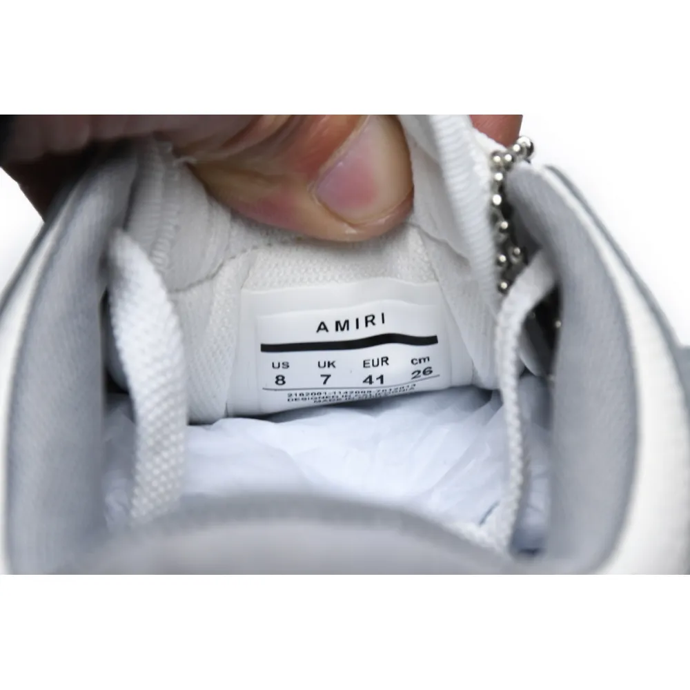 AMIRI Skel Top Low Whtie Grey MFS003-043