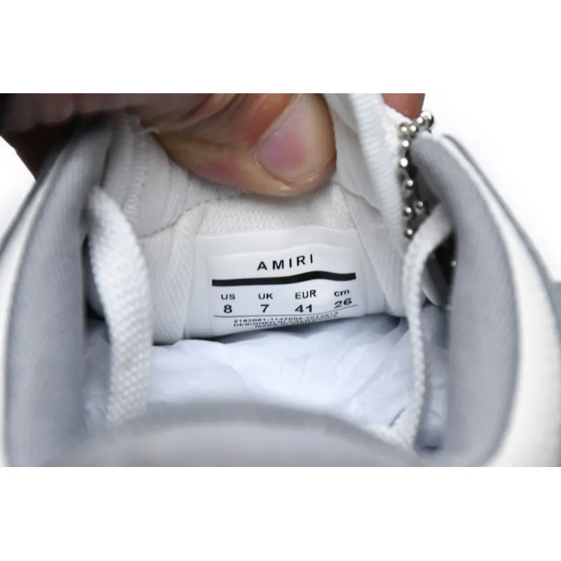 AMIRI Skel Top Low Whtie Grey MFS003-043