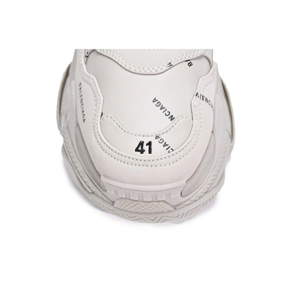 Balenciaga All Over Logo Triple S Beige (Women's) 524039 W2FA1 9710