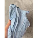 Balenciaga All Over Logo Triple S Blue Grey Black 536737 W2FA1 4090
