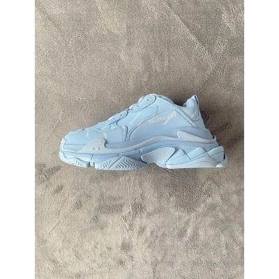 Balenciaga All Over Logo Triple S Blue Grey Black 536737 W2FA1 4090 02