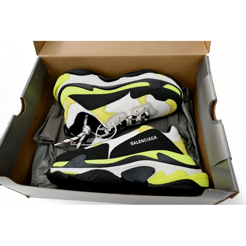 Balenciaga Black, White, And Yellow 524039 W09OH 7079