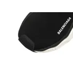Balenciaga High-Top Sock-Like Platform Black And White   758429 W2DG1 1090 