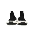 Balenciaga High-Top Sock-Like Platform Black And White   758429 W2DG1 1090 