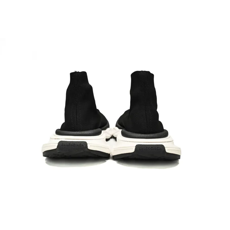Balenciaga High-Top Sock-Like Platform Black And White   758429 W2DG1 1090 