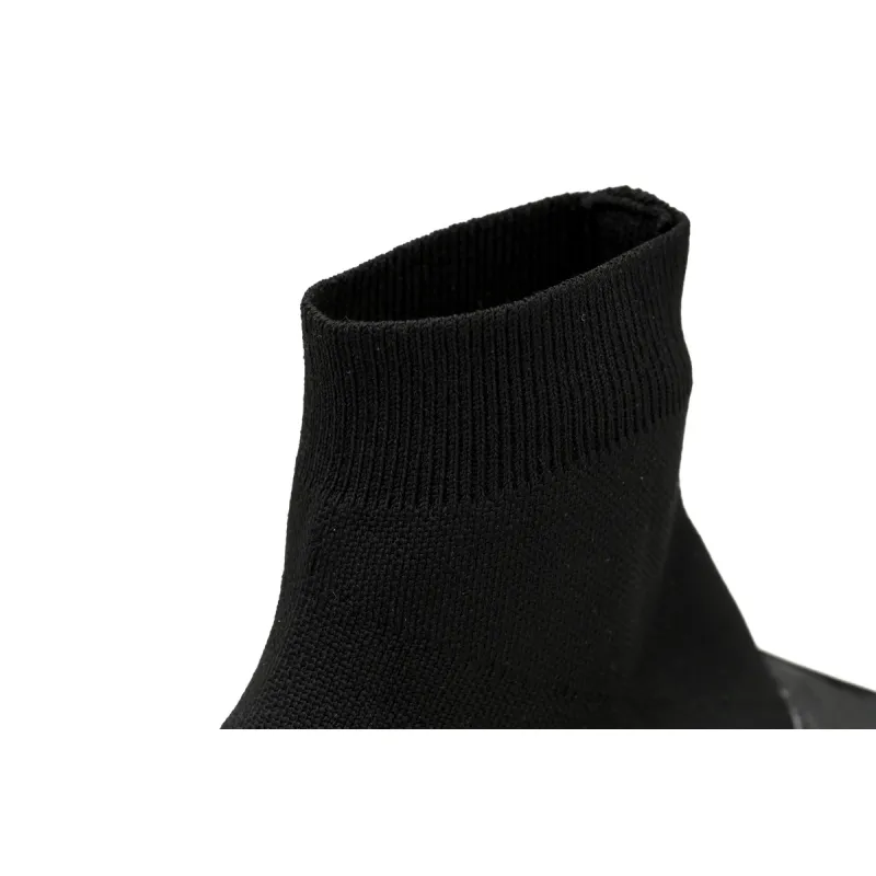 Balenciaga High-Top Sock-Like Platform Black 758429 W2DG1 1010